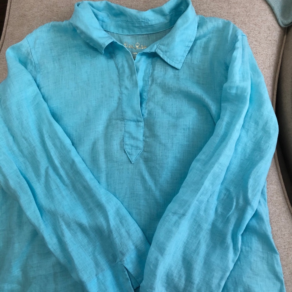 Lilly Pulitzer linen tunic